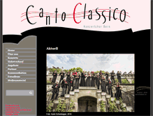 Tablet Screenshot of cantoclassico.ch